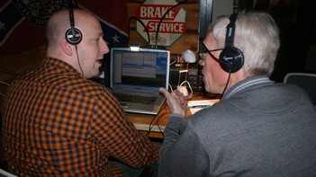 Jeroen PD1JSH en Hans PA0WYS op 10 meter.